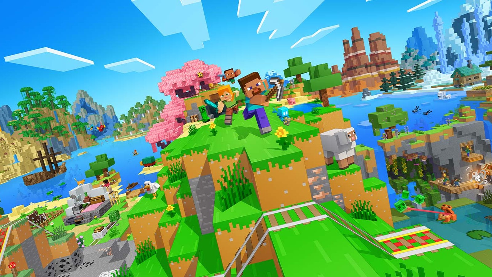 Illustration officielle de Minecraft