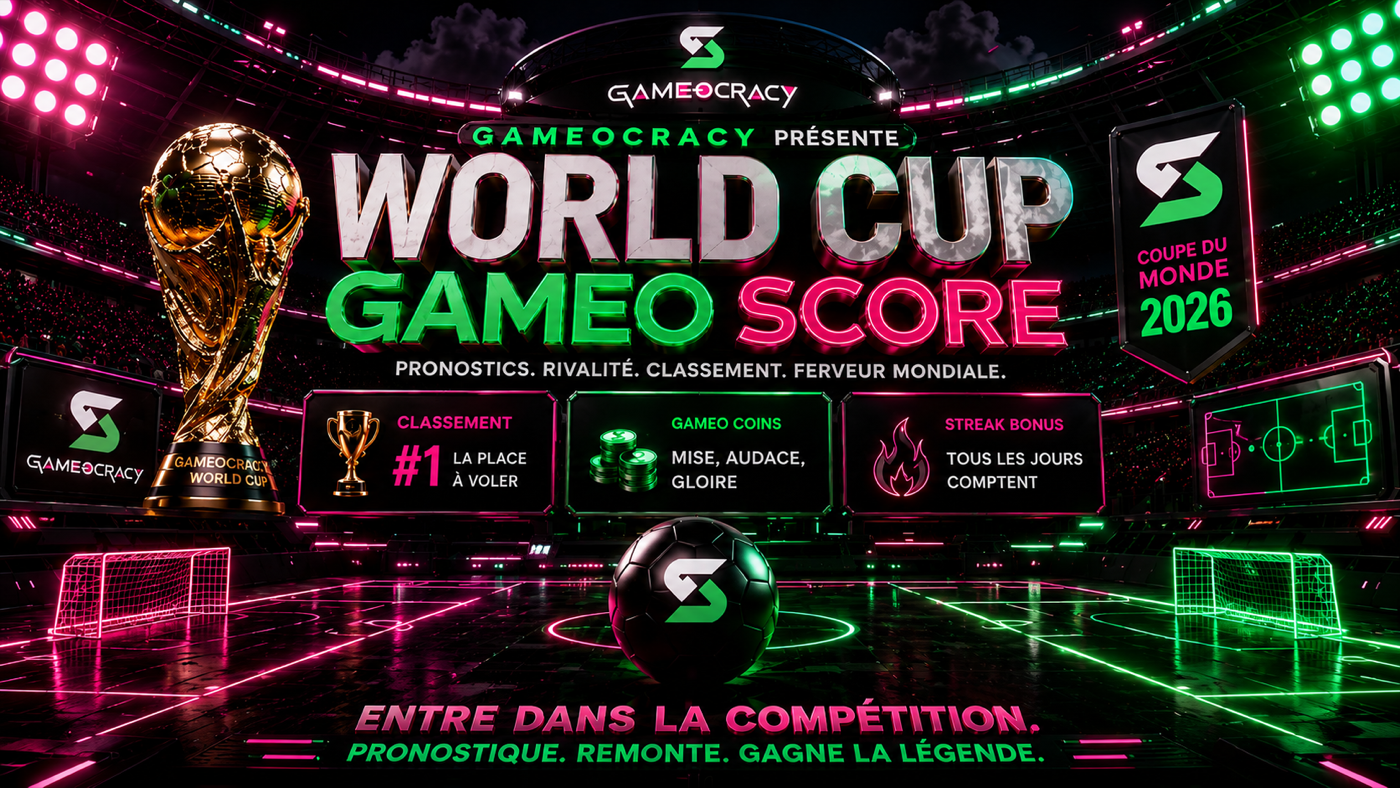 Affiche de la Coupe du monde Gameo Score 2026